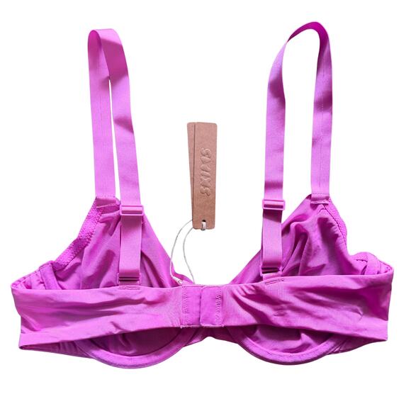 NWT SKIMS No Show Unlined Demi Bra – Pink – Size 34B – Retail $58 - Picture 4 of 5